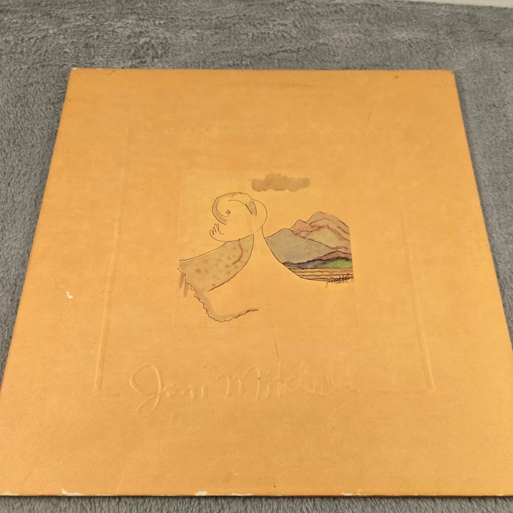 Joni Mitchell Court and Spark Vinyl LP 1974 Asylum 7E-1001 Gatefold Folk Rock
